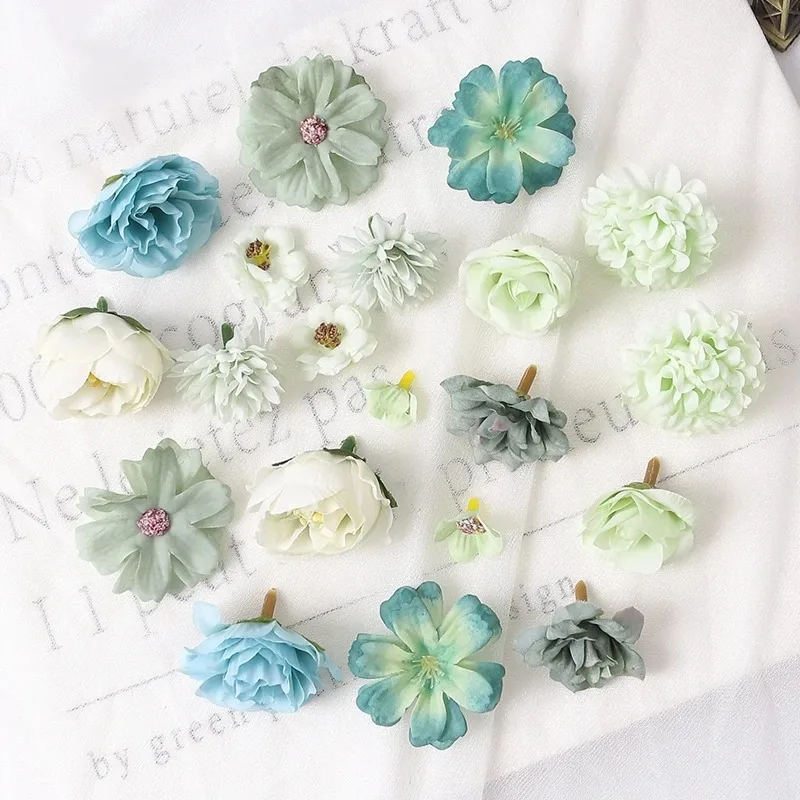 20 Stück künstliche Rosenblüten aus Seide, künstliche Blumen für Zuhause, Raumdekoration, Party, Hochzeit, Dekoration, Braut, Ornament, DIY-Geschenke, Zubehör – Detail 13