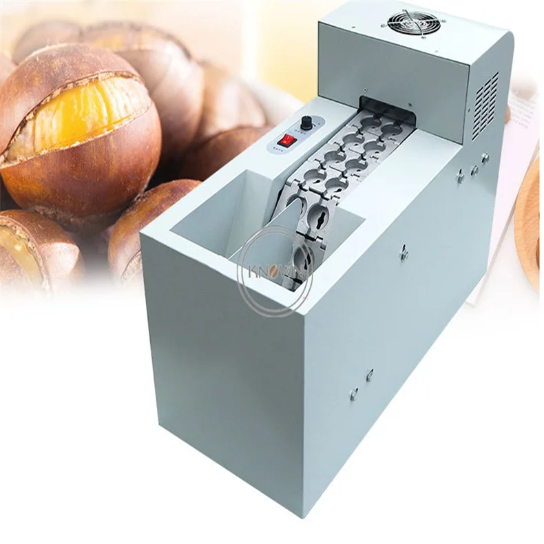 

2022 Double Chain Chestnut Sheller Cracker Machine Nut Skin Opening Cutting Shelling Machines Price for Sale