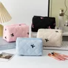 Ladies' Bow Makeup Bag for Women Embroidered Bowknot Travel Cosmetic Bags Large Capacity Handheld Makeup Toiletry Storage Bag 2