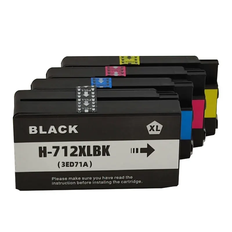 Compatibile Per Stampante Hp 712Xl Hp712 Cartuccia D'Inchiostro 712 Hp Designjet T210 T230 T250 T630 T650