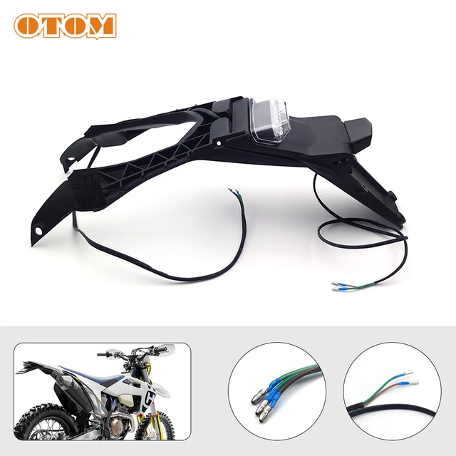 OTOM-Plaque de planificateur de garde-boue arrière de moto, support de  support de support rapide