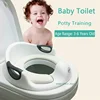 Baby Potty Training Toilet Seat with Soft Cushion Handles, Haute Collection, Double Anti-Slip Design and Splash Guard 3
