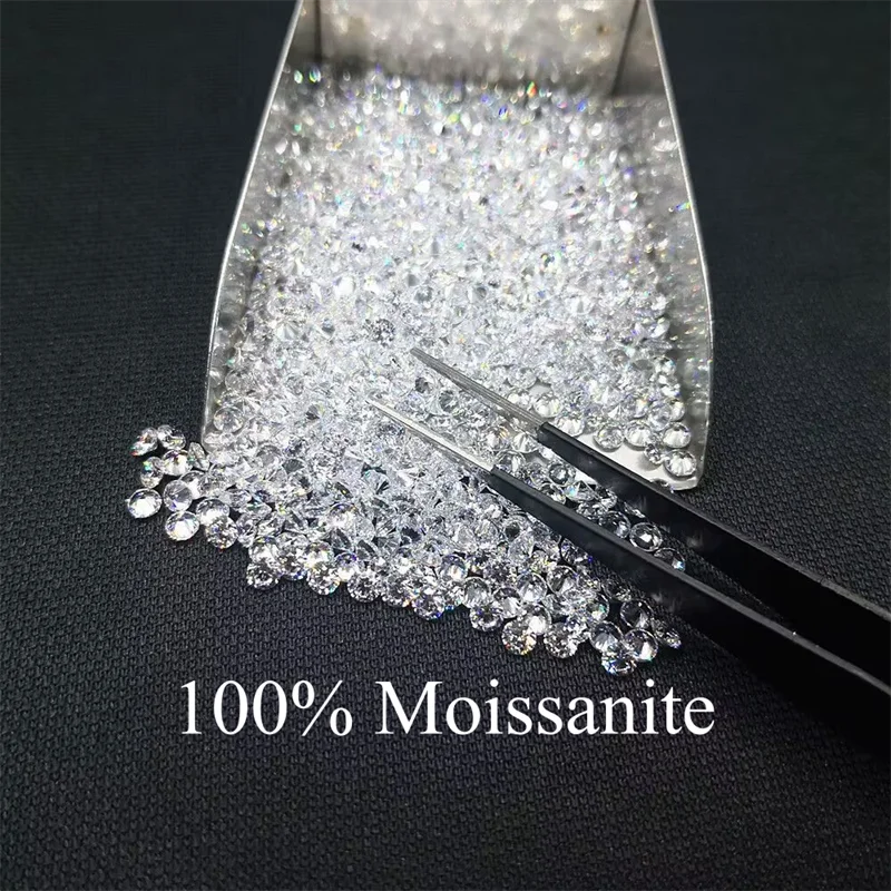 Loose Gemstones Moissanite Jewelry Materials Loose Lab Grown Diamond Lab Grown Loose Diamond B Real Moissanite Certified Lab Grown Pass Diamond tester pen With GRA