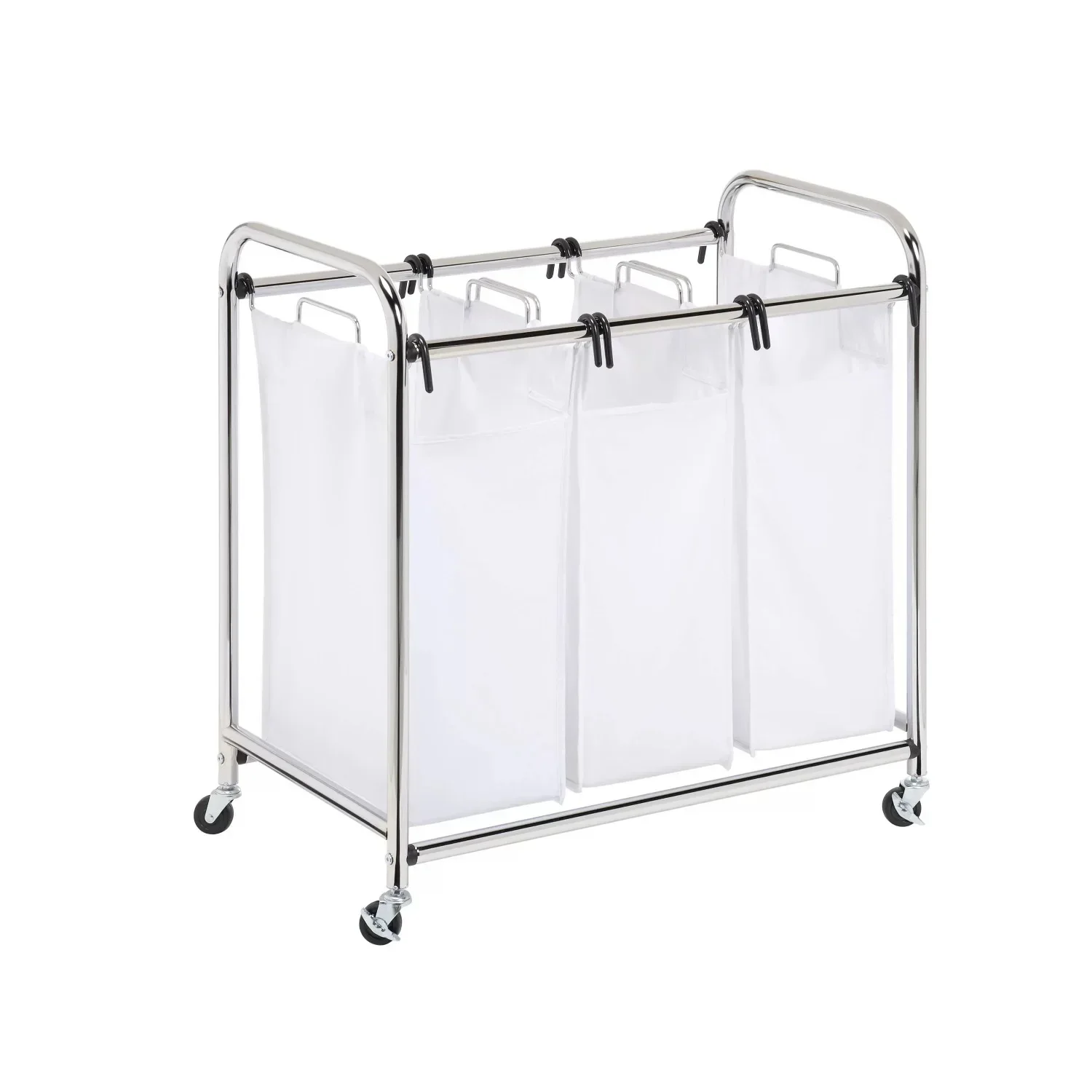 

Honey Can Do Chrome Heavy Duty Triple Laundry Sorter | USA | NEW