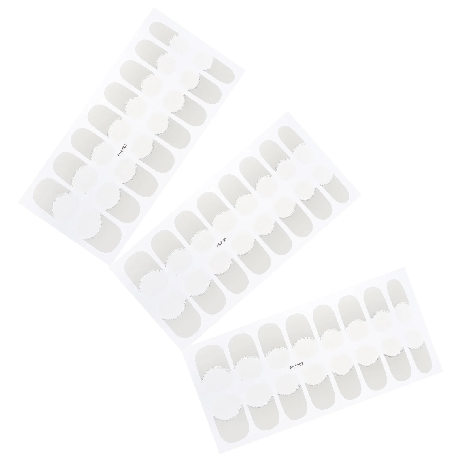 

3 Sheets Nail Gel Strips Nail Polish Stickers Nail Wraps Women Manicure Supplies