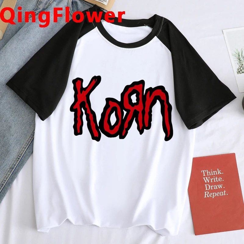 【韓国WHO.A.U フーアーユー】Rock Music T-shirt Rock Music T-shirt - 후아유닷컴