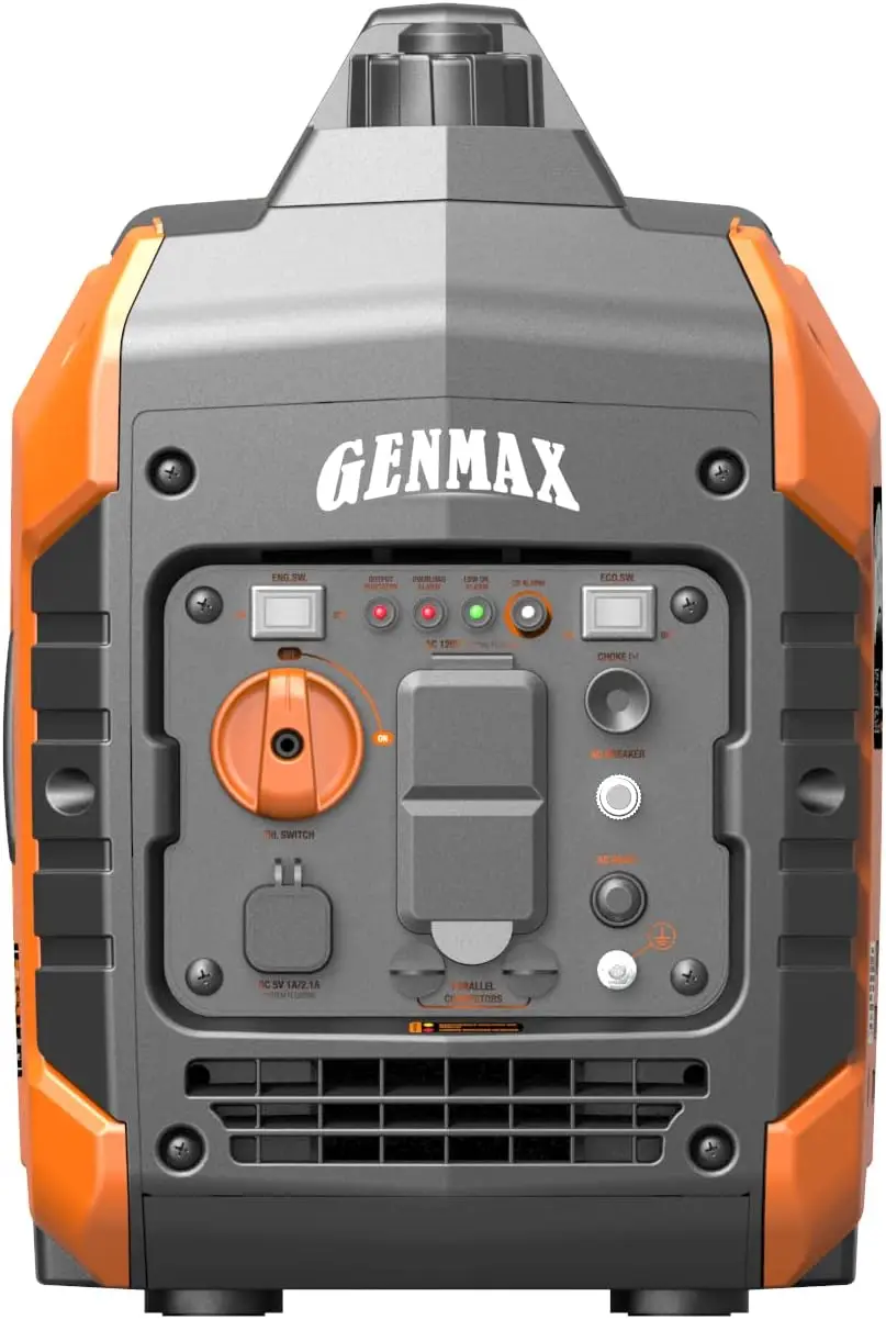 Portable Generator 2000W Ultra Quiet Gas EngineEPA Compliant Eco Mode Function Ultra Light Suitable for Backup Home and Campin