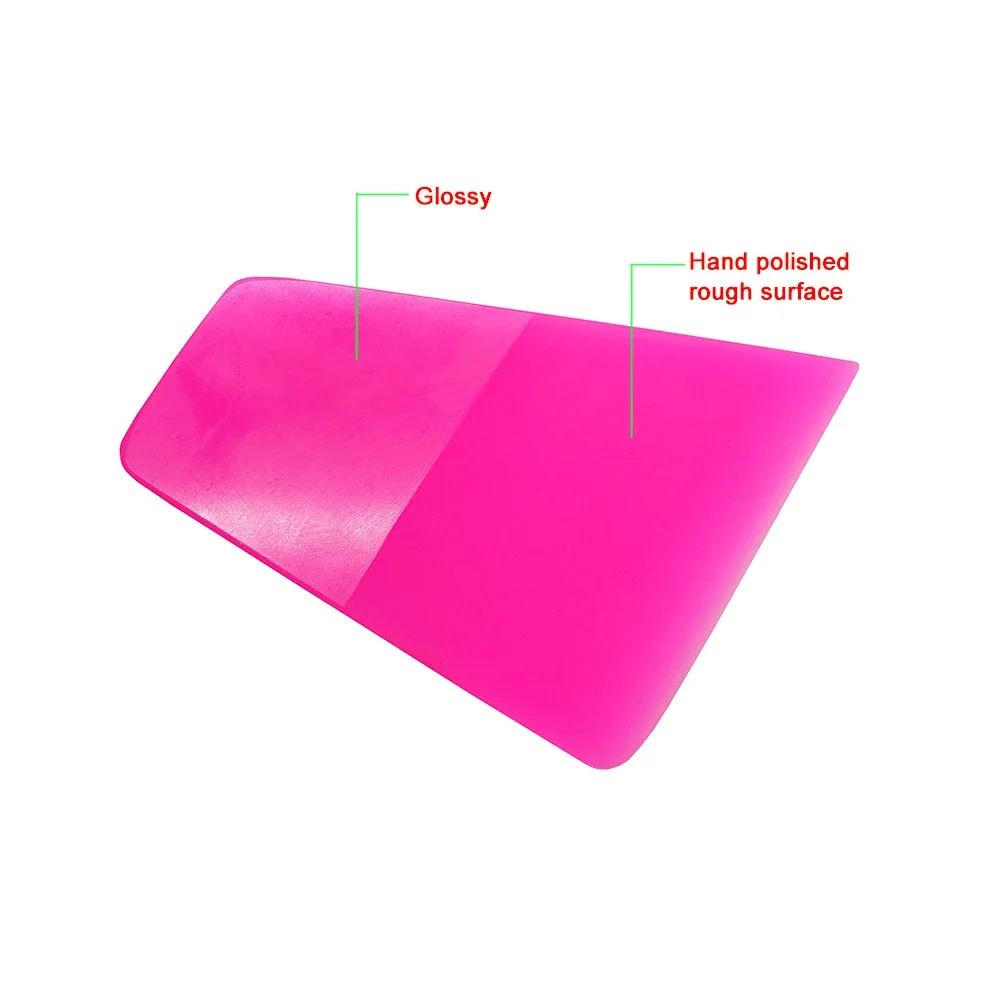 PPF Schaber Grün Rosa Rakel Carbon Faser Vinyl Wrapping TPU Gummi Rakel Auto Film Aufkleber Detaillierung Fenster Tönung Werkzeug T21 – Detail 11