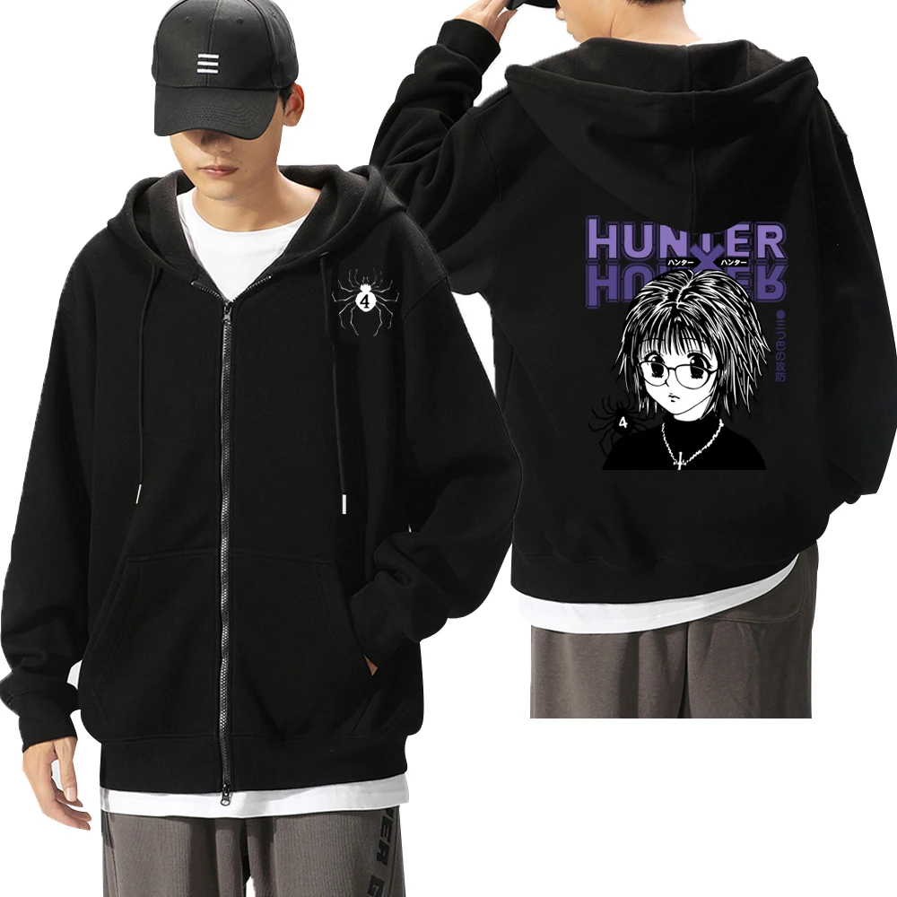

GENEI RYODAN Phantom Troupe Zipper Hoodie Hunter X Hunter Hoodies Sweatshirts Felpa Sudadera Camisola