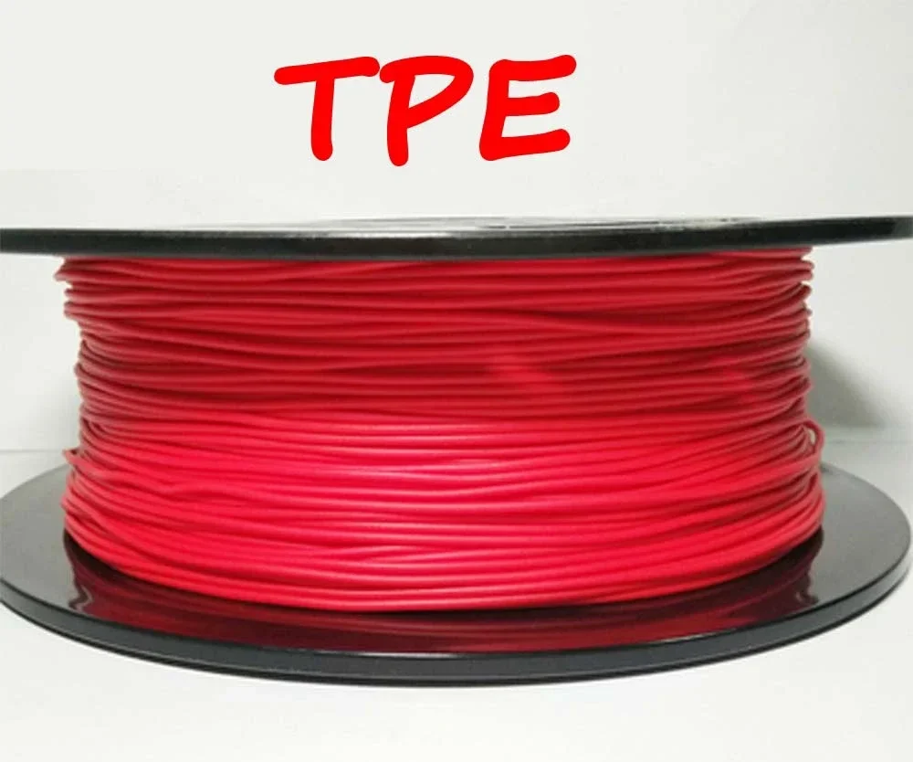 TPE 0.5KG 1.75mm 3d 인쇄 필라멘트 MakerBot RepRap UP Mendel용 유연한 플라스틱 소재 소모품