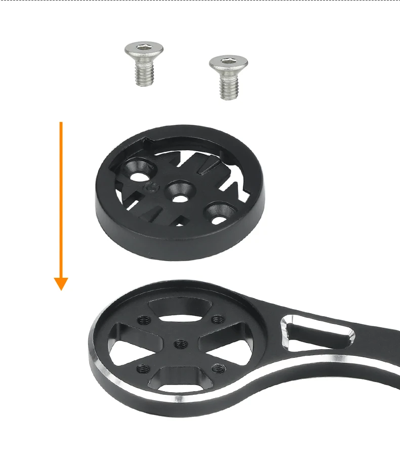2 teil/satz Computer Mount Basis für Garmin/Magene/Bryton/Wahoo Passt Radar RTL515/Magane L508 /Bryton R300L Zyklus Ersatz Einsätze – Detail 4