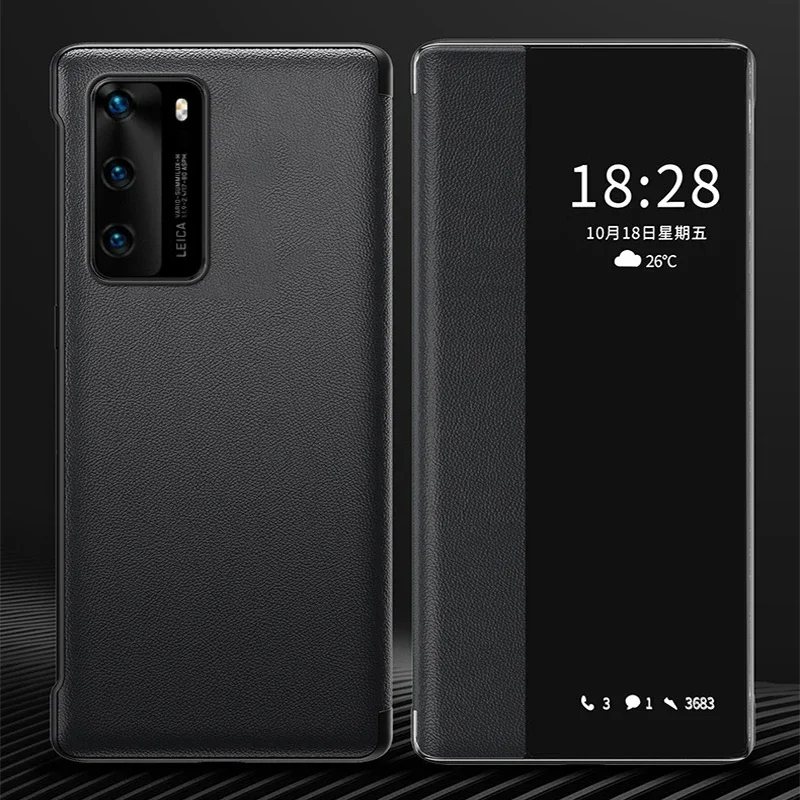 Smart View Auto Sleep Flip Cover - Slim Magnetic Phone Case