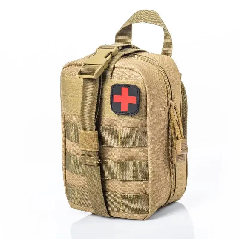 

Survival First-aid Kit Container Travel Oxford Cloth Waterproof Tactical Waist Pack Outdoor Climbing Camping Equipment safe Bag