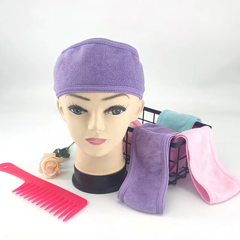 Yoga SPA Bath Wash Face Headband Adjustable Wide Hairband Makeup Head Bands Bath Shower Makeup Wash Face Cosmetic Headband