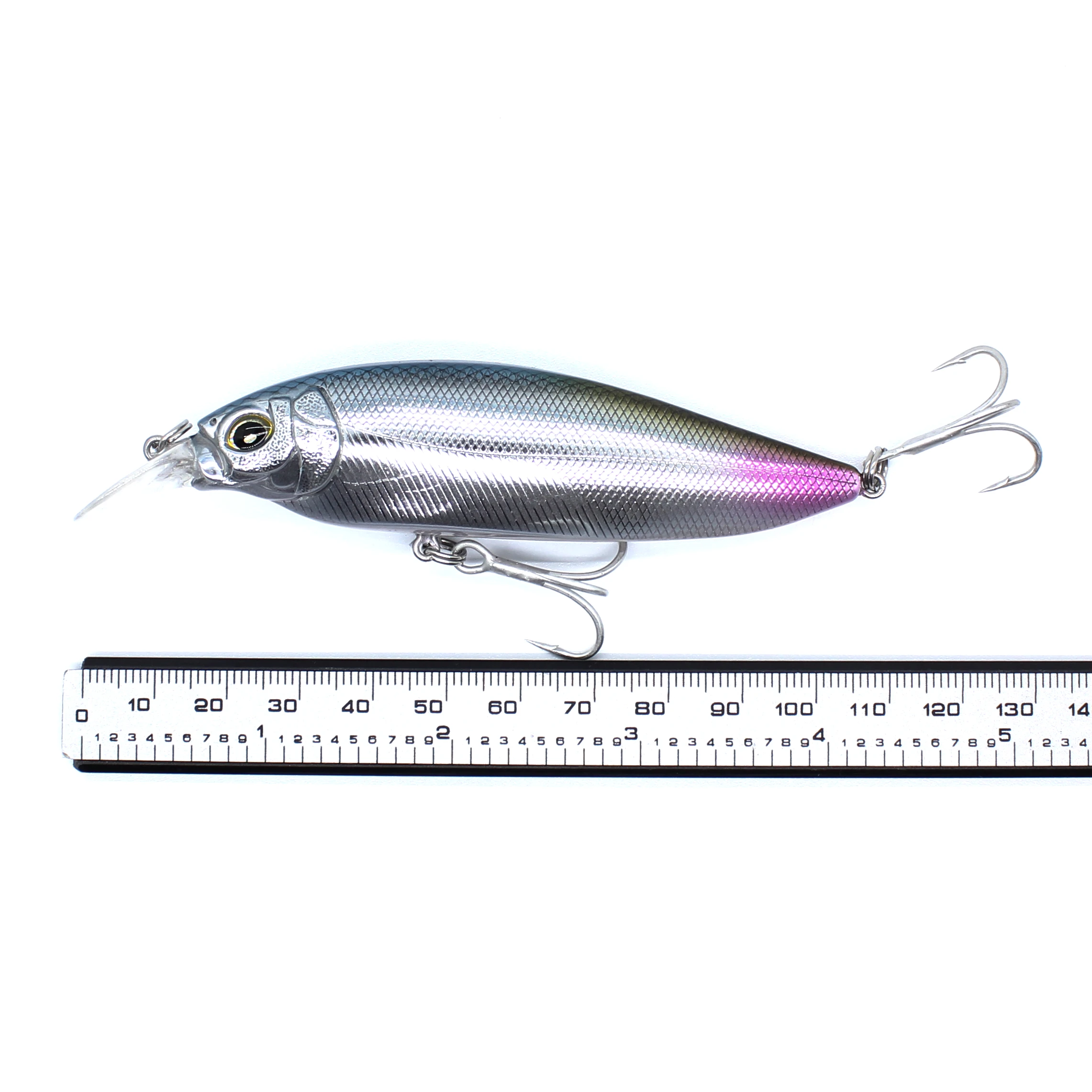 Aoclu-schwimmende Elritze Hart köder Jerkbait Wobbler Klappe Slap Angel köder Rassel Easy Cast Rassel, 105mm, 16,7g, Tauchtiefe 0,8 m – Detail 5