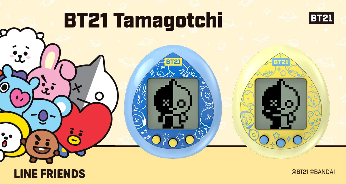 Echte pb bt21 tamagotchi elektronische Haustier Spiel Cyber 