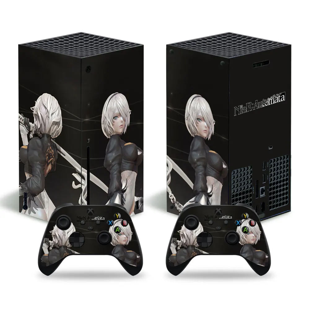 Black Beauty Style Skin Sticker Decalcomania Cover Per Xbox Series X Console E 2 Controller Xbox Series X Skin Sticker Viny