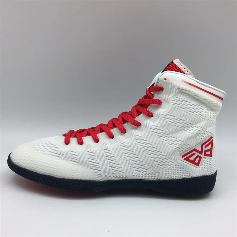 Wrestling Shoes Male Boxing Shoes Fighting Sanda Strength High Top Shoes Light Fighting Boots Weightlifting shoe Sneakers