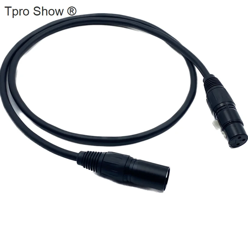 DMX Cable 1M 2M DMX Cable 3-Pin Dmx512 Wires Metal Male/Female Plug Stage Lighting Accessory For Wireless Dmx Controller DJ Consol