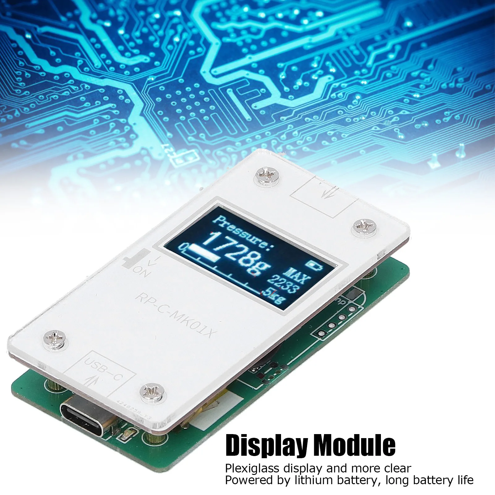 Pressure Sensors Display Module Ultra-Thin Flexible Film Pressure Sensors DIY Kit RP-C-MK01 3.3V~4.2V