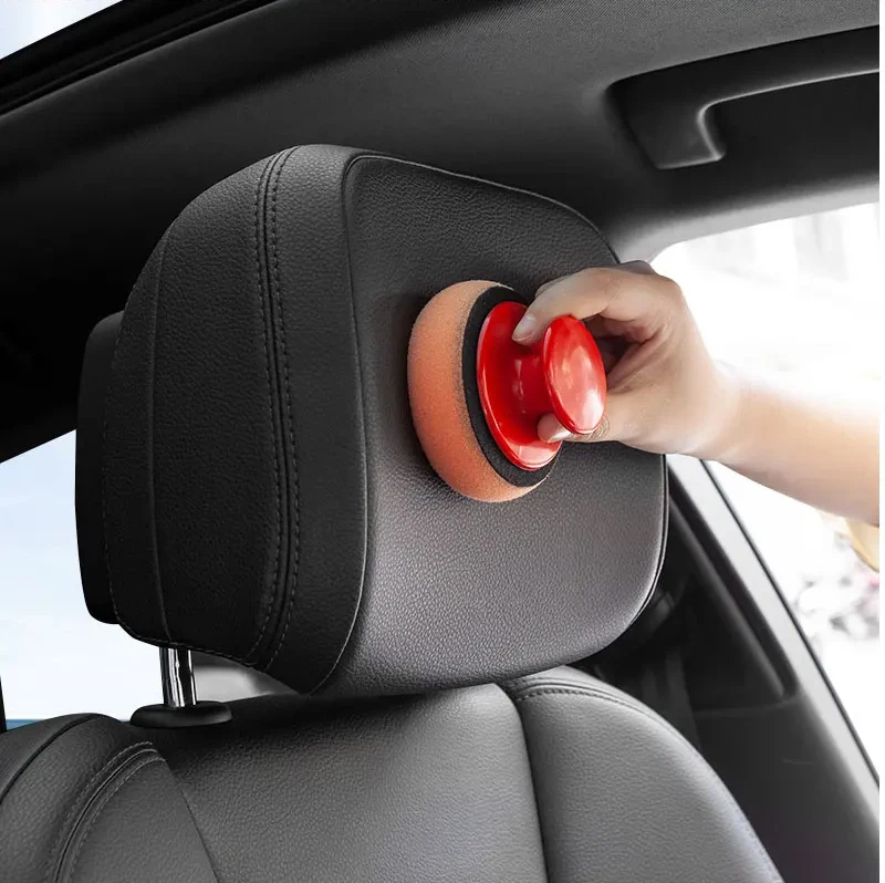 Polieren Wachsen Schwamm mit Griff Auto Wachsen Schwamm Auto Waschen Werkzeug Multifunktionale Manuelle Wachsen Schönheit Wachsen Werkzeug – Detail 7