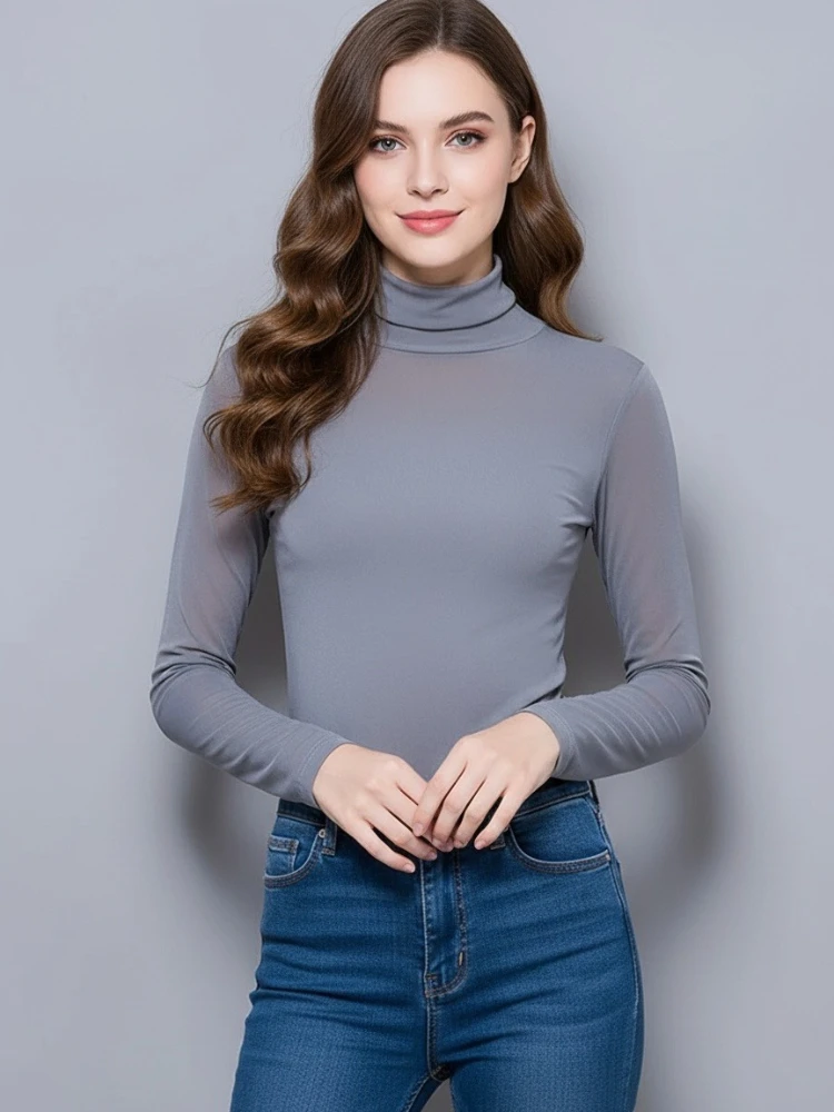 Long Sleeve Shirt Women Tops Chemise Femme Women Blouses 2026 Spring Sexy Lace Blouse Blusas Camisas Mujer Camisa Feminina