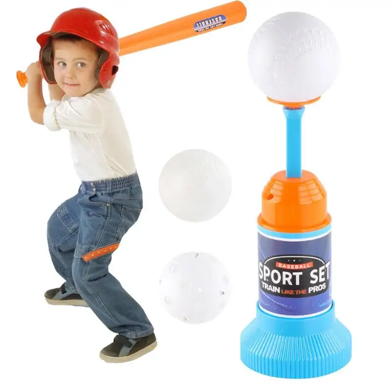 

Kids Baseball Tees Set Kids Baseball Tees For Boys Toddlers Includes 3 Balls Outdoor Sport Toy Games For Boys & Girls Kids Ages
