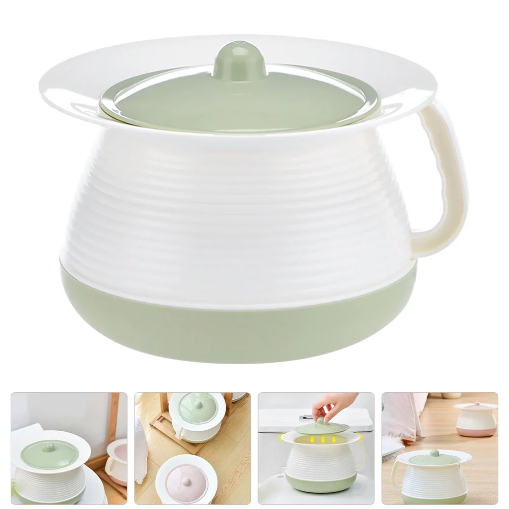 

Portable Chamber Pot Elderly Disabled Kids Urinal Covered Spittoon Practical Night Urine Pot