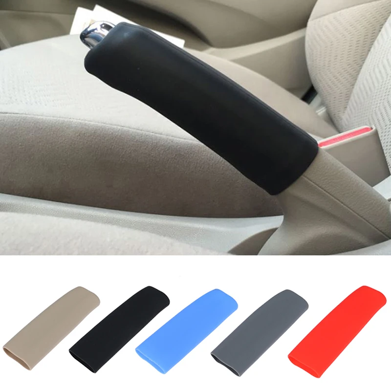 1pc Hand Brake Set Universal Car Handbrake Sleeve Silicone Gel Cover Anti-Skid Auto Parking Brake hand brake cover