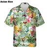 2025 Hawaii Cocktail Shirt For Mens Clothes Drink Juice Summer Shirts Button Clothing Short Sleeve Lapel Blouse Aloha Unisex Top 2