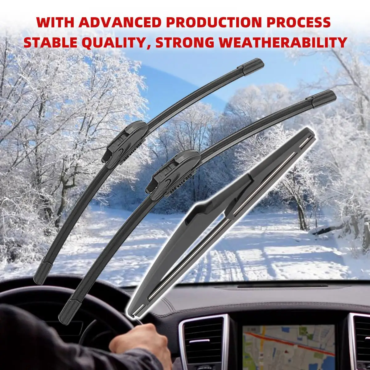 1/2/3/4/6PCS Car Wiper For TOYOTA RAV4 XA40 MK4 2013-2018 Front Rear Wiper Blades Brushes Auto Accessories 2014 2015 2016 2017 5