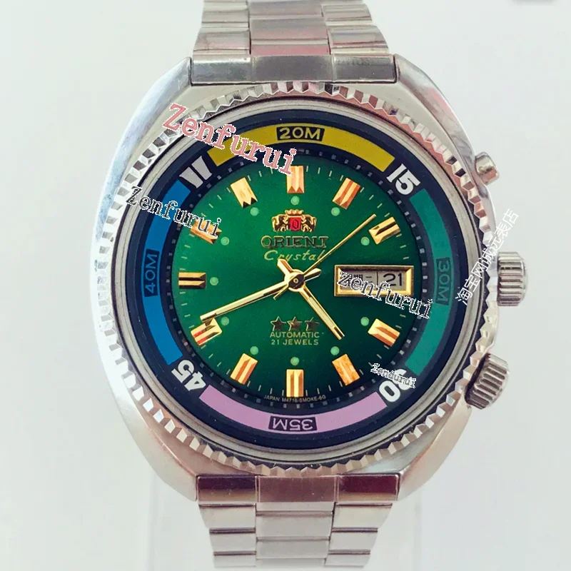 

Suitable for full-automatic mechanical watch Men's Haiba imported 46943 movement large dial luminous waterproof watch