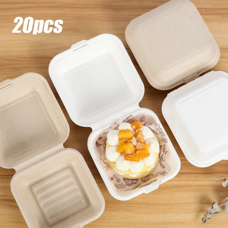 10/20pcs Disposable Bento Lunch Boxes with Lids, Microwavable Food Containers for Salad... - SKU DBLB0857 - UGI Packaging