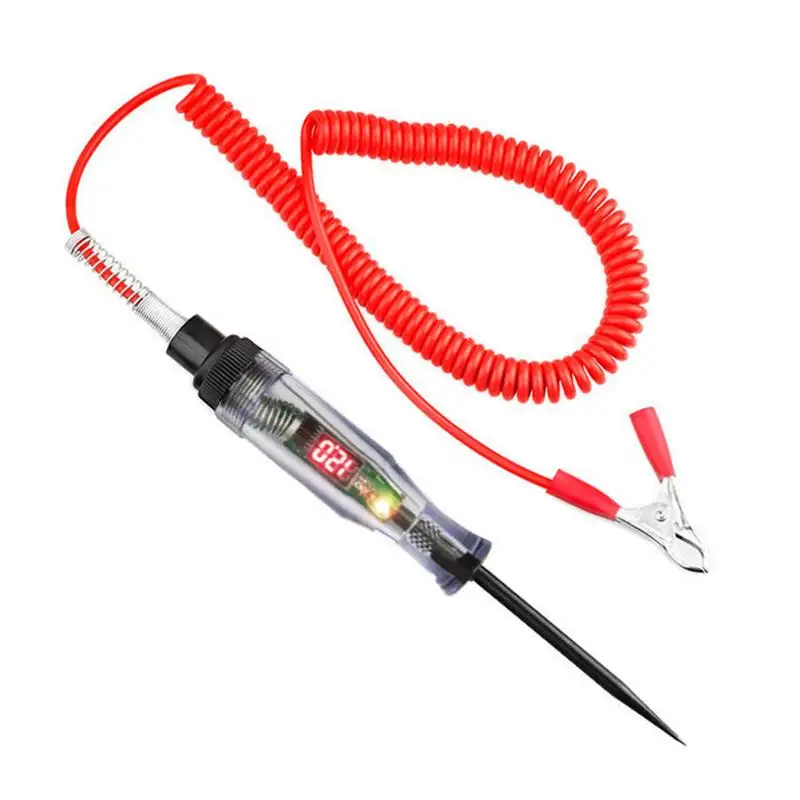 

3V To 70V Automotive Circuit Tester Heavy Duty Voltage Tester Pen With LED Digital Display Fuse Tester For Car/Vehicles