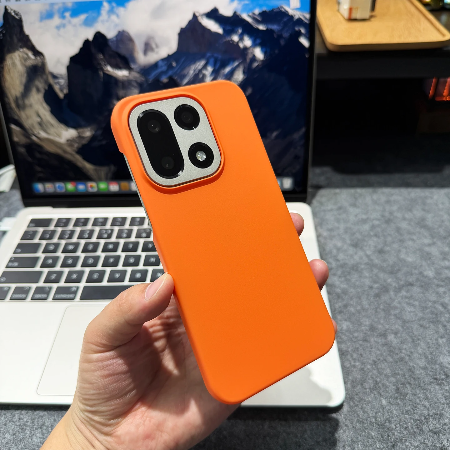 Luxury Matte Frameless PC Back Cover | Shockproof Bumper Case
