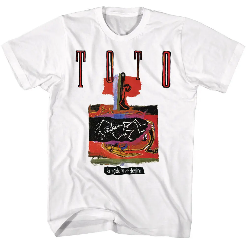 Toto Kindom Of Desire альбом Обложка 1992 Мужская футболка рок-группа музыка Merch