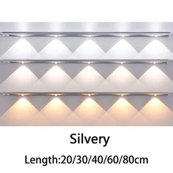 Ultra Thin USB Rechargeable LED Motion Sensor Night Light for Cabinets and Wardrobes (3 colors in one Lamp)
