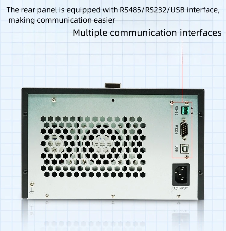 Labor einstellbar 15 V 30 V 40 V 60 V 100 V 80 V 150 V 160 V AC zu DC 2 A 3 A 5 A 10 A 20 A Ladegerät Ausgang programmierbare Stromversorgung – Detail 4