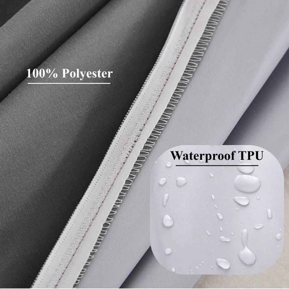 Description Picture 4 of item100% Waterproof Dust-proof Fitted Sheet 6-Sides Mattress Cover With Zipper Fully Enclosed Double Bed, Twin, Queen, 140/160cm
