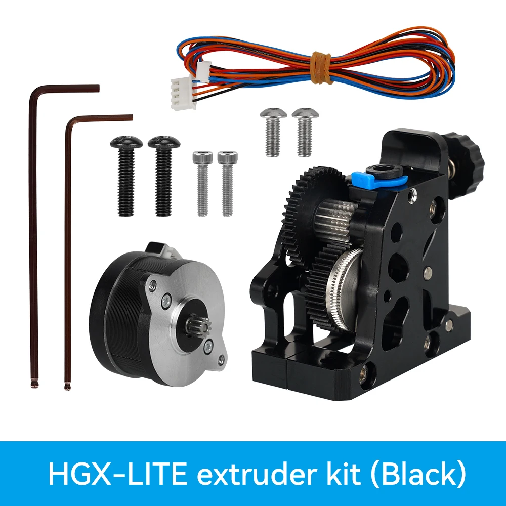 Componente extruder pentru imprimantă 3D · Black Extruder Kit