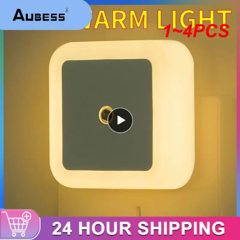 

1~4PCS Motion Sensor Night Light Wireless USB Rechargeable Cabinet Lamp Kitchen Bedroom Automatic Lighting Emergency Lights