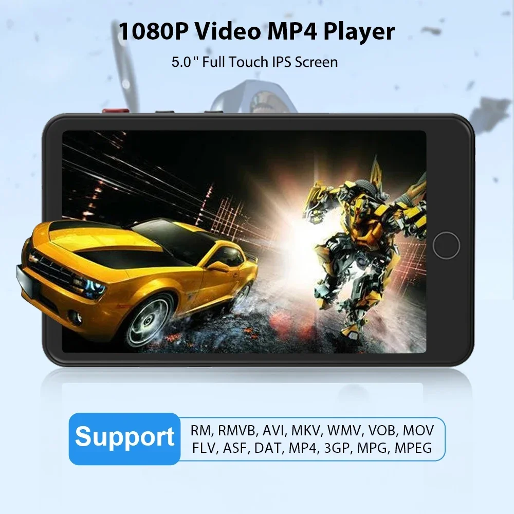 MP3 MP4 Android Audio Video Player WiFi For Bluetooth 5.0 Mp4 플레이어 한국어 Touch Operation Smart Internet Access Support 45 Language