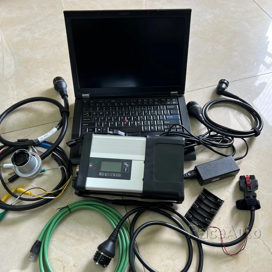 

Полный комплект MB Star c5 sd подключение к сети офлайн Программирование 90% новый ноутбук T410 i5 ЦП SSD программное обеспечение 2023,12 для МБ диагностики автомобиля