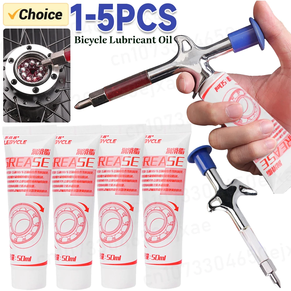 15PCSBicycleAluminumGreaseGunAluminumAlloyMTBBikeBearingHubGreaseSyringeBicycle