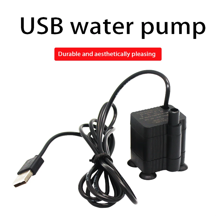 USB Bottom Suction Pump 5V 2.5W 1Pc water pump aquarium water pump