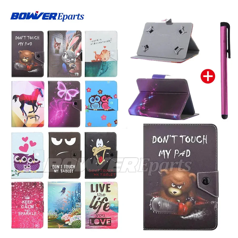 Universal  PU leather case Cover for Huawei Mediapad T3 T2 T1 7.0 for LG G Pad 7.0 V400 V410  7 Inch Tablet