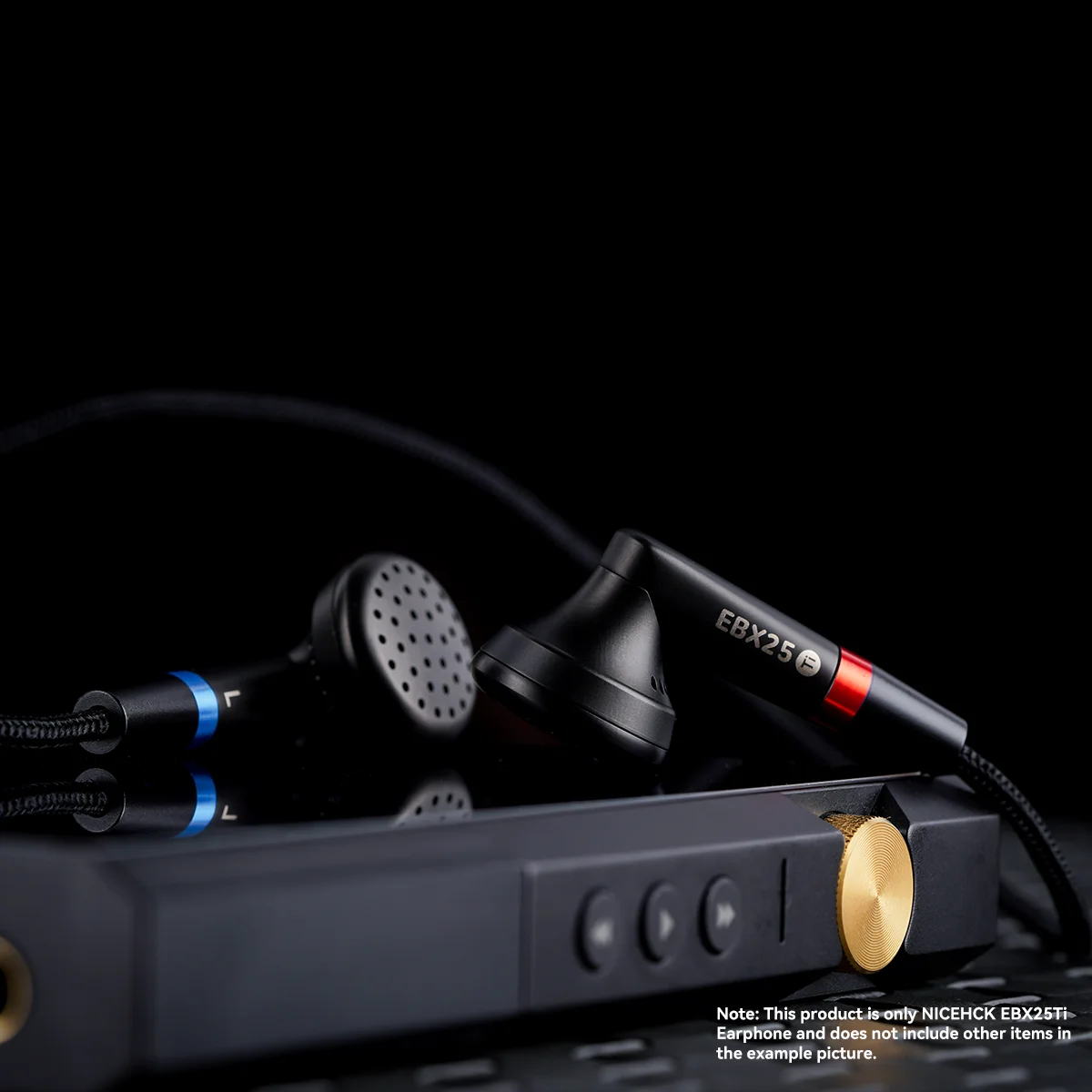 イヤホン nicehck ebx25ti NICEHCK EBX25Ti Earbuds HiFi IEM Wired Headset 3.5mm/4.4mm Jack Wire E