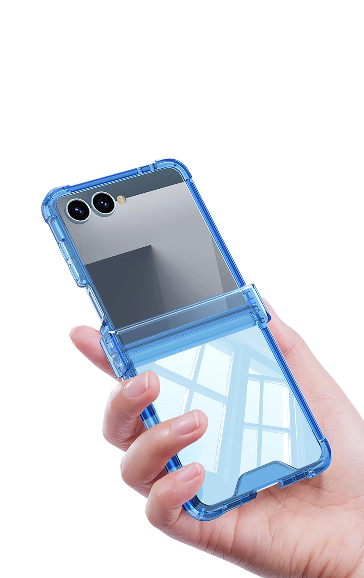 Silicone Airbag Bumper Soft Case for Samsung Galaxy Z Flip 7 6 5 Case Hinge Prot