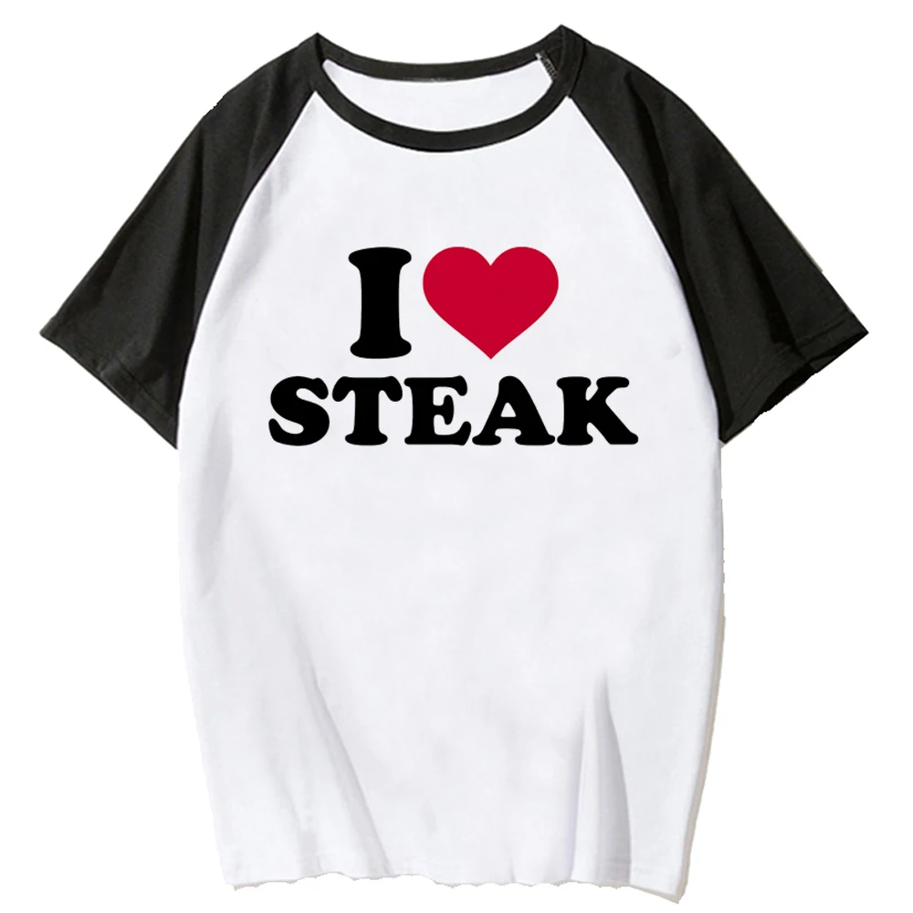 

Футболка женская с надписью «I Love Steak», в стиле 1920-х годов