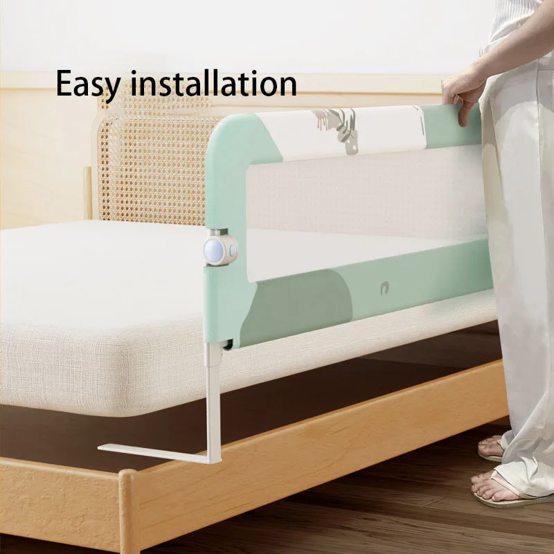 Kids Bed Fence Baby Four-Sided Bed Protection Fence Anti-Fall Baby Bedside  Guardrail - China Bed Barrier Fall out Protection, Adjustable Baby Bed  Safety Barrier